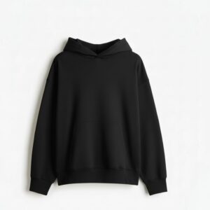 "shadow wolf" plain black hoodie